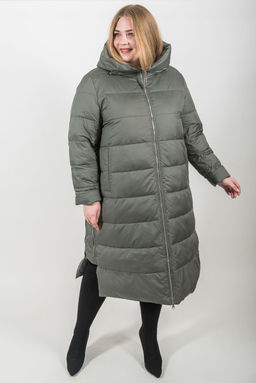 Пальто Luxury Moda 1169 зеленый