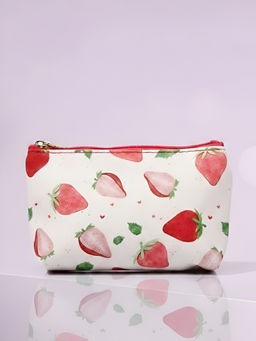 Sunflower Набор косметичек с принтом Клубнички 01 TY, 3 шт., розовый фото 5