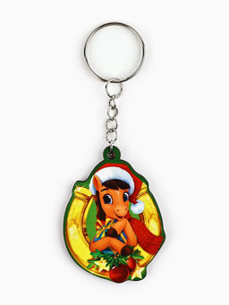 Цена за 6 шт. Брелоки новогодние Новый год 2026, МИКС