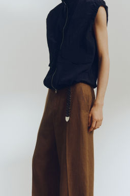 Pantal?n de lino Loose Fit - H&m фото 7