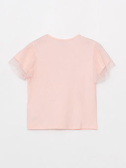 Bisiklet Yaka K?sa Kollu K?z ?ocuk Ti??rt - Waikiki фото 2