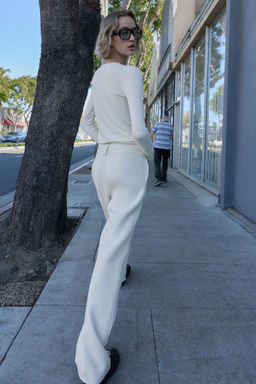 JERSEY B?SICO PUNTO LISO / Crudo - Zara фото 9