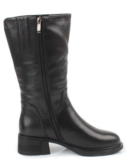 Z4230M BLACK Сапоги зимние женские (натуральная кожа, натуральный мех)