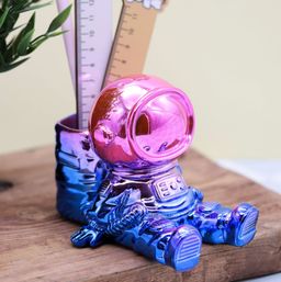 Подставка для канцелярских принадлежностей Astronaut, blue metallic