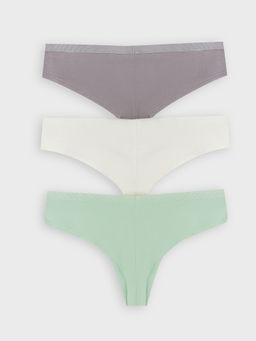 Цена за 2 штуки! Трусы бразилиана женские в наборе, 3 шт - Mark formelle фото 9