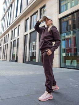 Женский Спортивный костюм БД030 шоколад от Спортсоло