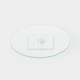 Подставка стеклянная вращающаяся, d=28 см