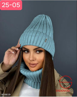 Набор шапка и снуд двойной - Bruno фото 5