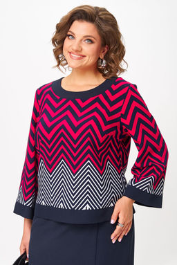 Костюм Aira Style 24126 Малоново синий