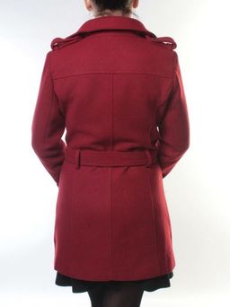 2639 BEIGE Пальто двухстороннее женское еврозима (100 гр. холлофайбер, искусственный мех) - Fashion фото 10