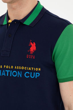 Мужская темно-синяя футболка Неожиданная скидка в корзине - U.s. polo assn фото 14