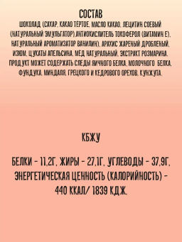 Конфеты Shoco Rolls с арахисом, изюмом, цукаты апельсина и медом 135г - Берестов А.с. фото 9