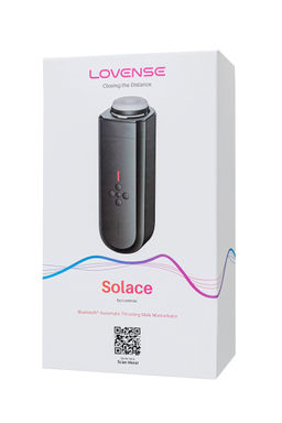 Мастурбатор нереалистичный LOVENSE Solace, TPE, черный, см