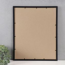 Фоторамка для фото 40×50 см Columbia, МДФ, чёрная, (пластиковый экран)