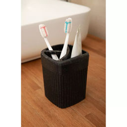 Стакан д/зубных щеток 0,65л.  VELVET 90*90*119мм.арт.С32395 - Полимербыт фото 4