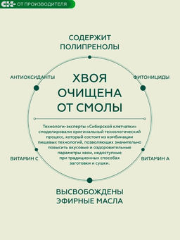 Хвойный чай " Имбирный" (напиток чайный), 100 г