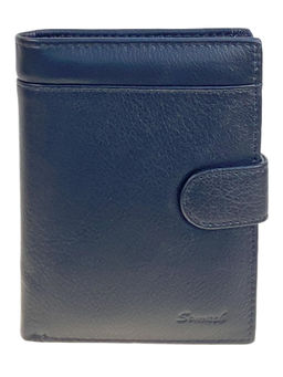 Кошелек-органайзер мужской из натуральной кожи, цвет черный