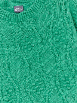 Bisiklet Yaka K?z ?ocuk Triko Kazak - Waikiki фото 2