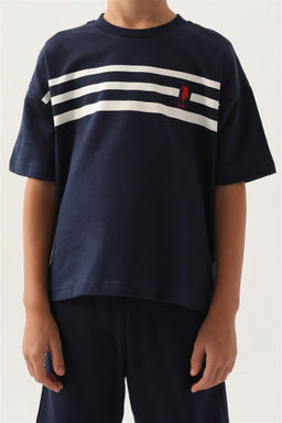 Темно-синий пижамный комплект для мальчика - U.s. polo assn фото 5