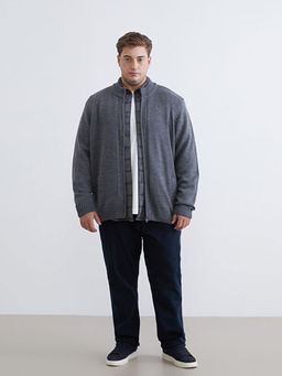 Standart Kal?p Dik Yaka Erkek Triko H?rka