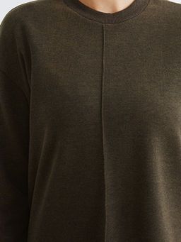 Bisiklet Yaka Kad?n ?nce Kazak