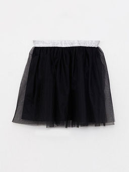 Beli Lastikli K?z ?ocuk T?l Etek