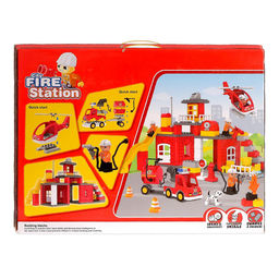 Конструктор KIDS HOME TOYS «Пожарная станция», 90 деталей