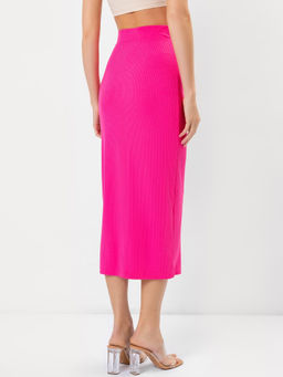 Юбка женская миди в ярко-розовом оттенке я.розовый 152779 - Mark formelle фото 3