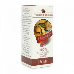 Эфирное масло РУССКАЯ БАНЬКА Планета Ароматов 15мл
