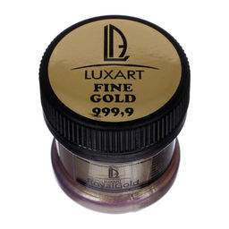 Краска акриловая 25мл, LUXART Royal gold, с высоким содержанием металлизированного пигмента, золото жемчужное