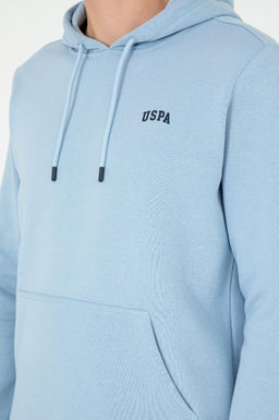 Мужской голубой базовый свитшот Неожиданная скидка в корзине - U.s. polo assn фото 7