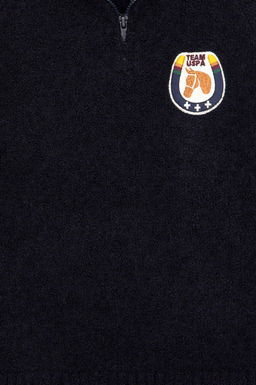 Erkek _ocuk Lacivert Yar_m Fermuarl_ Kazak - U.s. polo assn фото 3