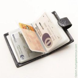 Женская кожаная визитница Sergio Valentini СВ 8128-010  фото 6