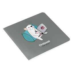 Книжка записная 17*17см, 40л. "Chillbook" ("MESHU", MS_53370) soft-touch ламинация, выб. лак