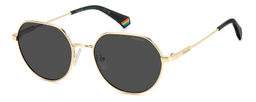 Солнцезащитные очки POLAROID PLD 6236/S/X Золотой, унисекс