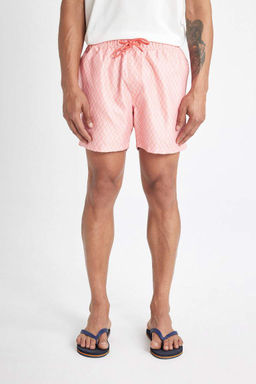 Короткие шорты для плавания с узором - Defacto фото 4