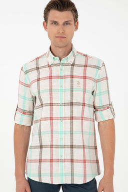 Мужская рубашка с длинным рукавом Stone - U.s. polo assn фото 3