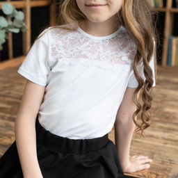 Джемпер детский белый