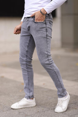 TRENDYOL MAN Antrasit Skinny T?rnakl? Jeans Kot Pantolon TMNAW25JE00013 - Trendyolmilla фото 32