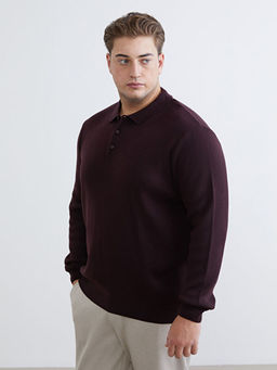 Polo Yaka Erkek Triko Kazak