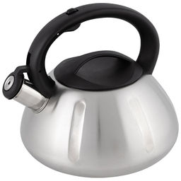 Чайник со свистком 3,0 л нжс, мат. цельномет. арт. MAL-066, 910086