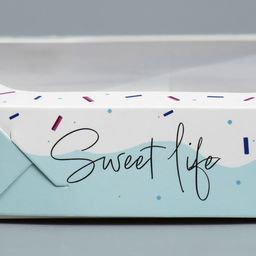 Цена за 5 шт. Коробка складная Sweet life, 23 23 4 см - Дарите счастье фото 4
