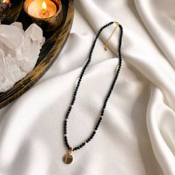 Бусы с подвеской из Шпинели огранка 45 см +