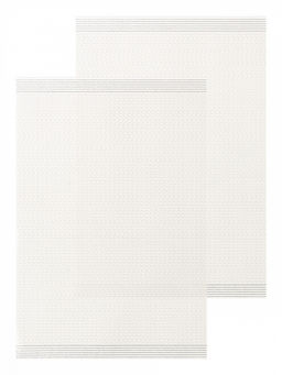 Набор салфеток сервировочныx 45x30, 2 шт. белый полиэстер, ПВХ - Denastia фото 2