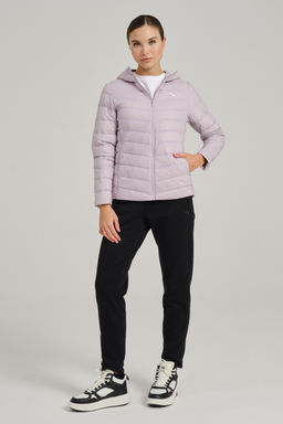 Пуховик лёгкий с капюшоном Фиолетовый - Anta фото 3