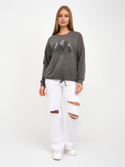 Джемпер женский Келли-2 серый