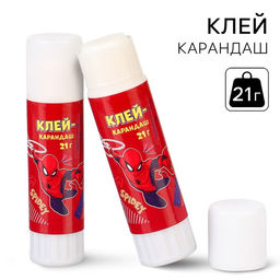 Цена за 24 шт. Клей-карандаш PVP 21 г, «Человек-паук»