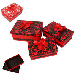 Коробка подарочная Прямоугольная набор 3 штуки / 2316-72 /уп 36/ - Галеонтрейд фото 2