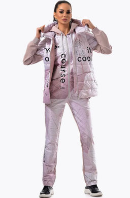 Уникальный стеганный жилет на синтепоне с принтом дизайнерской работы - А+б коллекция фото 22