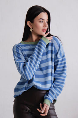 10653 Джемпер в полоску - Martichelli фото 8